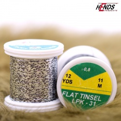 FLAT TINSEL - SILVER GRIZZLY
