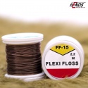 FLEXI FLOSS - DK. GREY BROWN